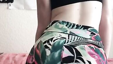 Cute inexperienced blonde natural shemale - 1 image