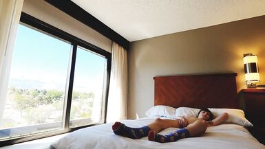 FTM Teen Gets Drenched in Cum 4K - 5 image