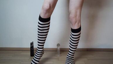 Sissy Strips and uses Anal Dildo to Pleasure herself - 6 image