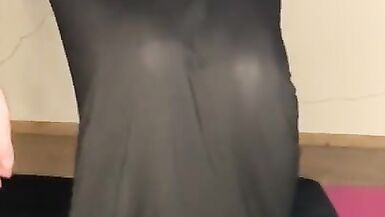 Redhead Goth Office Babe Relaxes after Long Week - 1 image