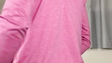 Big Cock Femboi Strips and Jerks for You. - 3 image