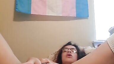 Trans Girl Training herself for being Pegged! - 12 image