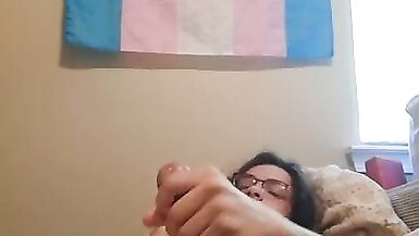 Trans Girl Training herself for being Pegged! - 14 image