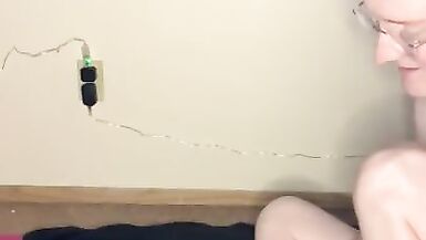 Nasty Wet Redhead Fucks and Sucks herself - 1 image