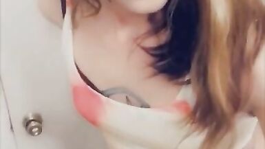 Trans Goddess Touches herself Compilation - 3 image