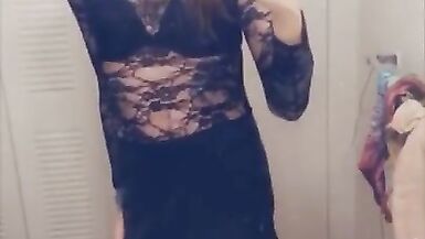 Trans Goddess Touches herself Compilation - 5 image