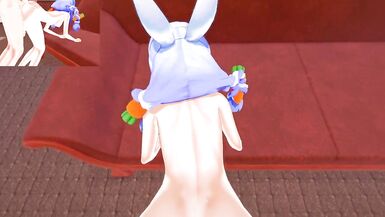 Hololive - Futa Usada Pekora Fuck with Swap | Male Taker POV - 13 image