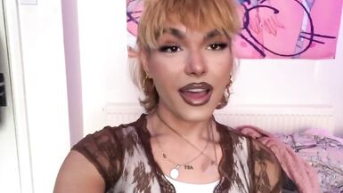 Femboy in Ripped Fishnet Tights - 4 image