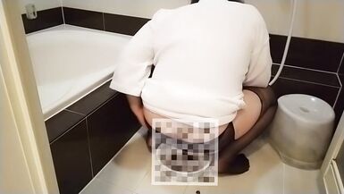 Japanese Sissy Masochist Rei Training1 Enema Anal Masturbation - 5 image