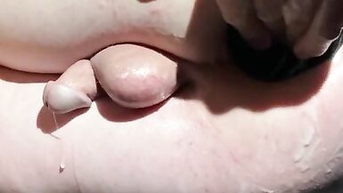 Sissy Slut Anal Fisting and Large Dog Knott taking - 5 image