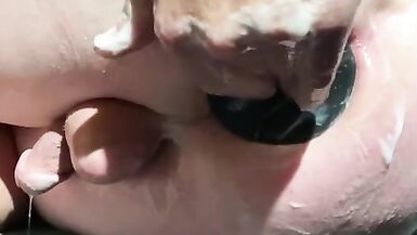 Sissy Slut Anal Fisting and Large Dog Knott taking - 7 image