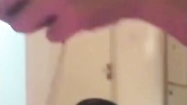 Asian Ladyboy dominatrix and a small cock slave make him cum - 2 image