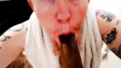 Big Ass Slut FTM Shaking his Ass BBC Blowjob POV Wet Ass Clapping and Farting - 14 image