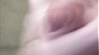 Trans Girl Blows a Load from her Freshly Shaved Body - 11 image