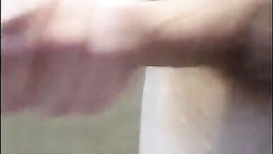 Trans Girl Blows a Load from her Freshly Shaved Body - 13 image