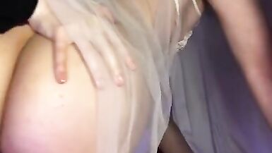 I Fucked the Sissy of Femboy in a Wedding Chemise - 3 image