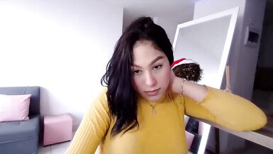 teen brunette tgirl webcamshow! - 11 image