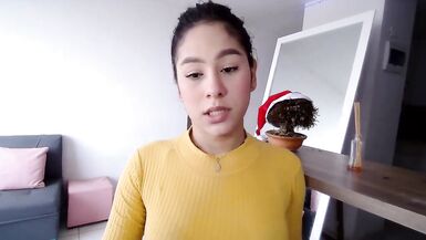 teen brunette tgirl webcamshow! - 3 image