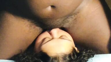 Transman Gags BBW with Cum - 11 image