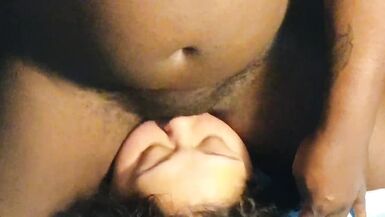 Transman Gags BBW with Cum - 15 image