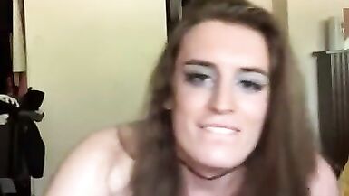 Transgirl Cums Hands Free - 8 image