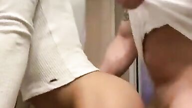 Trans Girl and Daddy Raw Fuck - 10 image