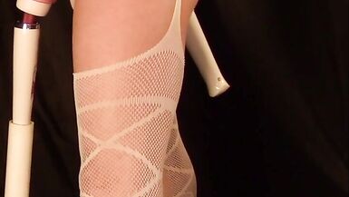 Sissy Cums with 2 Wands! Anal Prostate Pre-cum Ooze and Hard Shooting Cum at the End! Huge Load! - 14 image