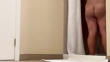 FTM Showering Horny Clean for Anal - 10 image