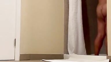 FTM Showering Horny Clean for Anal - 3 image