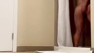 FTM Showering Horny Clean for Anal - 9 image