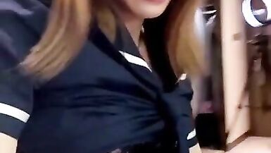 Chinese Trans Couple Hotel Sex - 15 image