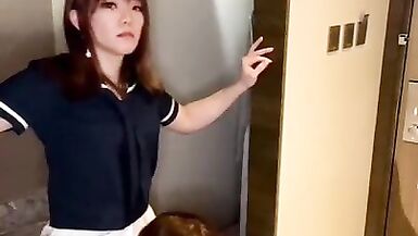 Chinese Trans Couple Hotel Sex