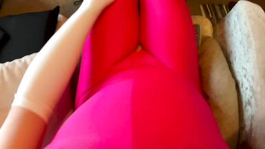 Cumming all over my White Gloves - 1 image