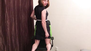 Tgirl Masturbated Dick and Cum - 1 image