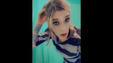 Sexy Trans Gets Playful in Hotel - 1 image