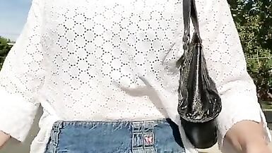 A Skirt so Short my Penis is Peeking out - 10 image