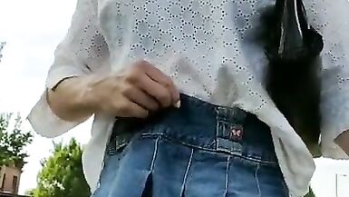 A Skirt so Short my Penis is Peeking out - 11 image