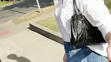 A Skirt so Short my Penis is Peeking out - 8 image