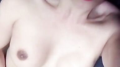 Asian Trans Enjoying Playing her Cock - 11 image