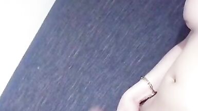 Asian Trans Enjoying Playing her Cock - 3 image