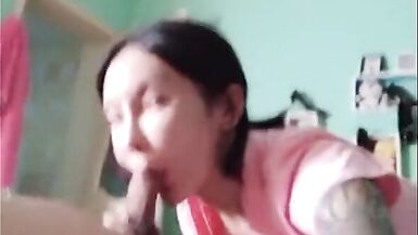 Ladyboy prostitute is a filthy cocksucker and pleasing a man