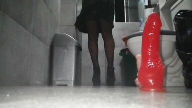 Trap Culo Con Dildo Grueso