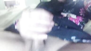 Trans Anairb Enjoying Playing her Hard Cock so much - 9 image