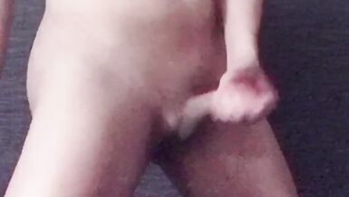 Sexy Trans Anairb Masturbate and Cum in the Couch - 15 image