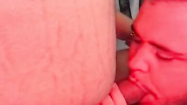 FTM Sucks Thick Cock - 10 image