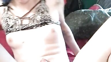 Transgender Girl Toys herself - 10 image