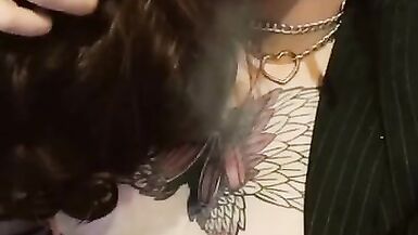 Tranny Biggirl BunnycatRay with a Submissive Bitch(more on Onlyfans) - 4 image