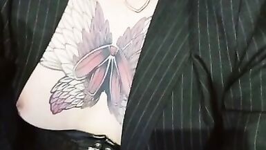 Tranny Biggirl BunnycatRay with a Submissive Bitch(more on Onlyfans) - 6 image