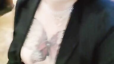 Tranny Biggirl BunnycatRay with a Submissive Bitch(more on Onlyfans) - 9 image