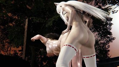 Demon Slayer Nezuko Tortured and DP until she Squirts [futa Japanese Anime Hentai, Furry] - 12 image